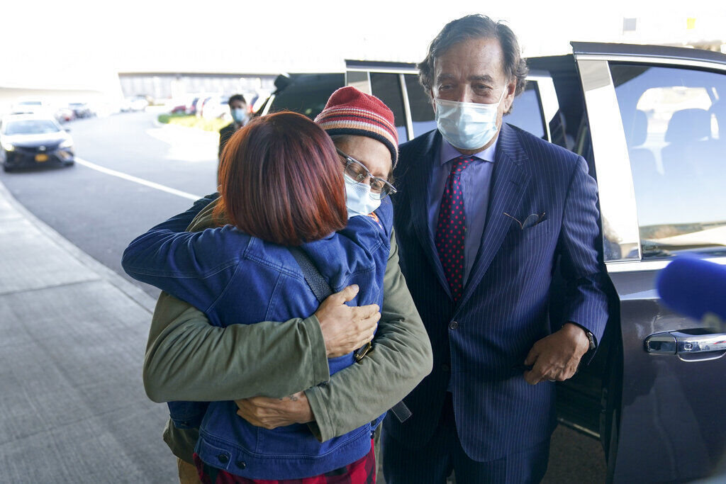 Photos: American journalist freed from Myanmar, arrives in US